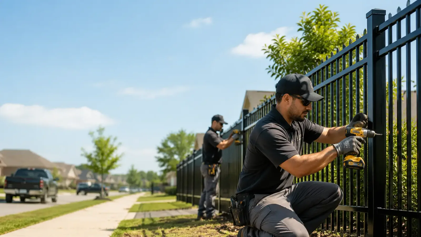 Metal Fence Installation in Auburn, WV